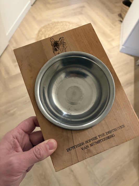 Dog food bowl
